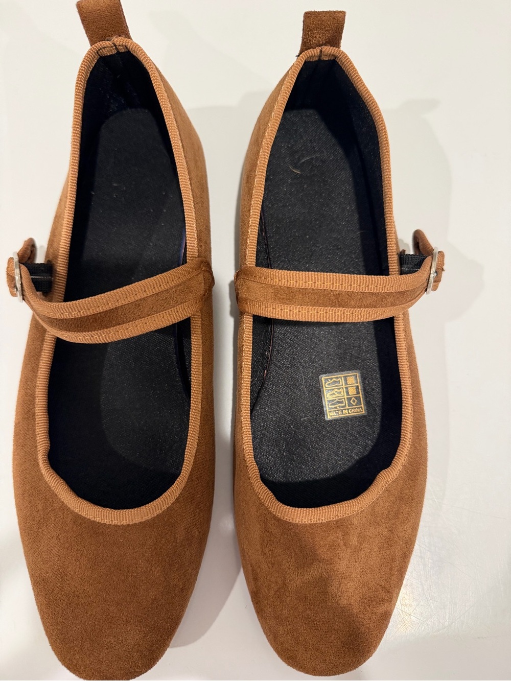 Women’s Mary Jane Flats in Brown – Comfortable